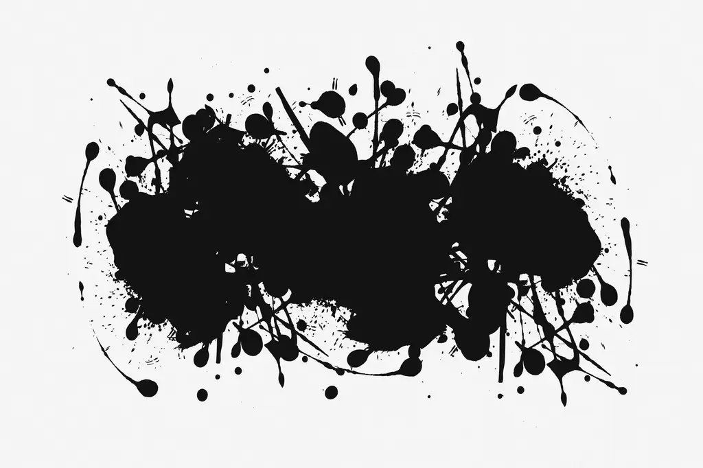 black abstract art